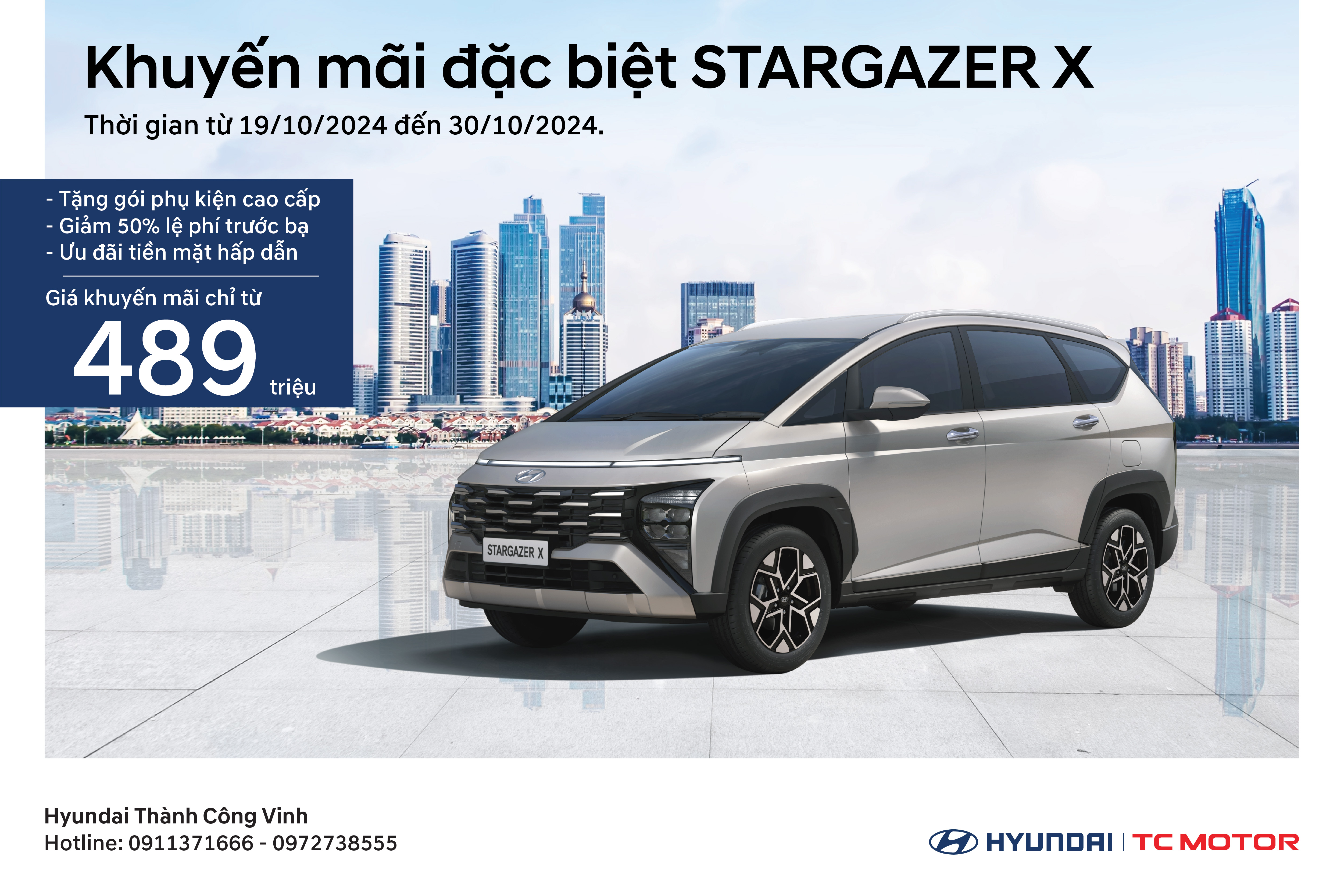 Khuyến Mãi Đặc Biệt Tháng10 - Khám Phá Hyundai Stargazer